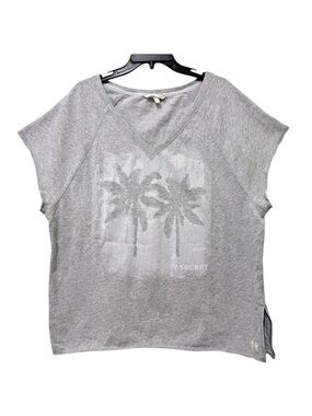 VICTORIA'S SECRET Gray/White Blink Sequin Pullover Sleeveless Sweatshirt Top L